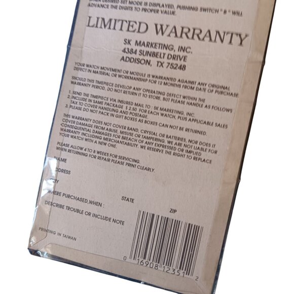 NEW Vtg 90s MLB Andres Galarraga Collector LCD Digital Quartz Watch Collector - Picture 5 of 5